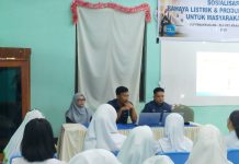 PLN UP2D Makassar Ajak Siswa Peduli Keselamatan Ketenagalistrikan