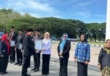 Baubau Terima Penghargaan Swasti Saba Wistara pada HKN 2025