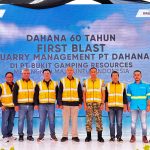 Kolaborasi PT Dahana dan PT BGR Dimulai, First Blast Digelar di Mawasangka Tengah