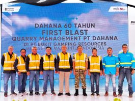 Kolaborasi PT Dahana dan PT BGR Dimulai, First Blast Digelar di Mawasangka Tengah