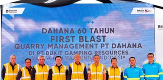 Kolaborasi PT Dahana dan PT BGR Dimulai, First Blast Digelar di Mawasangka Tengah