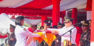 HUT ke-81 RI di Baubau, Wali Kota Yusran Fahim Ajak Masyarakat Wujudkan Semangat Kerja Bersama