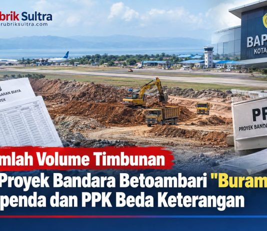 Jumlah Volume Timbunan di Proyek Bandara Betoambari “Buram”, Bapenda dan PPK Beda Keterangan